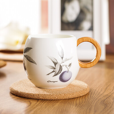 

Jingdong Supermarket Yun Tang Xiao purple fragrance bone porcelain office cup mark milk milk cup office cup cup cup