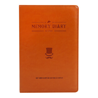 

Morning light M & G APYH8970 fashion A5 leather leather noodle notebook 12 pages brown