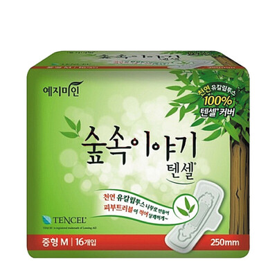 

wisdom beauty Yejimiin TENCEL Tencel daily sanitary napkin 280mm 14 Korean original import