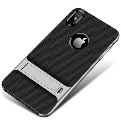 

Goowiiz Phone Case For Iphone XXsXs MaxXR Fashion Slim Shockproof Silicone TPU PC Hard Bracket
