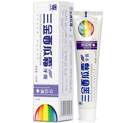 

Three gold watermelon frost toothpaste Yan Yan Qing Lanxiang type 125g