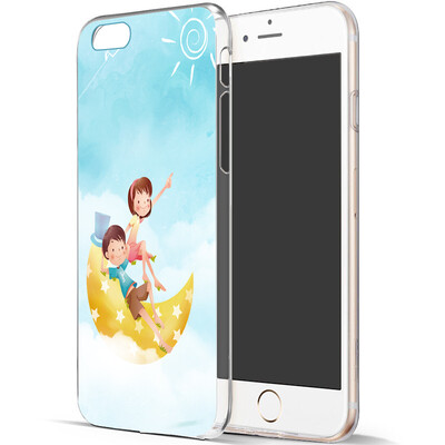 

Mei Yi iPhone 6 / 6s оболочка телефона / защитная крышка Apple 6S корпус телефона, а затем молодая серия обнимают луну солнца 4.7 дюйма