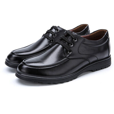 

Aokang Men's English Business Dress Shoes Round Headband Men's Shoes 153909003 Black 42 yards