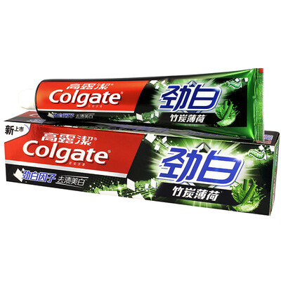 

Colgate Colgate fresh white bamboo charcoal mint toothpaste 180g new&old packaging random release