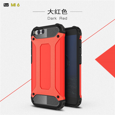 

Fivice Xiaomi MI 6 case Luxury Silicone Diamond Armor PC Hard Shell Phone Case
