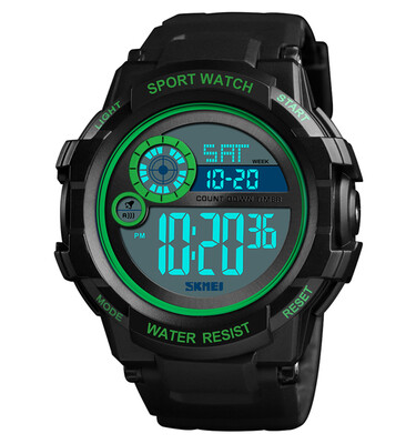 

SKMEI 1387 Men Watch Analog Digital Electronic Watch Fashion Casual Outdoor Sports Male Wristwatch 3 Time Display Alarm Stopwatch