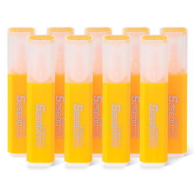 

Comix HP908 lasting eye-catching highlighter pen color orange 10 packs