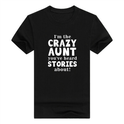 

Aunt Gifts Crazy Aunt Youve Heard Stories About Juniors Top Mens T-Shirt