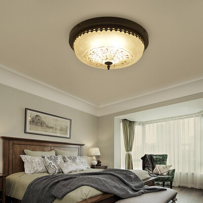 

JUEJA American Vintage Ceiling Lamp E27 Base LED Home Lights for Living Room Dining Bedroom