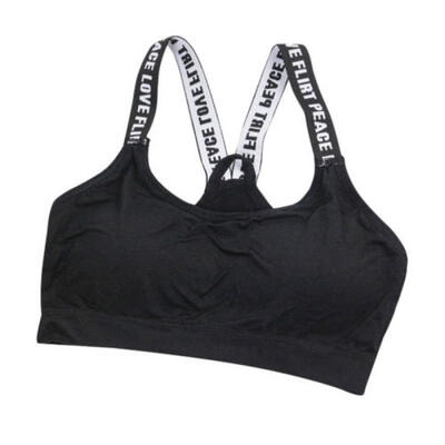 

Charm Sexy Women Shockproof Sports Bra Stretch Athletic Brassiere Push Up Bras A