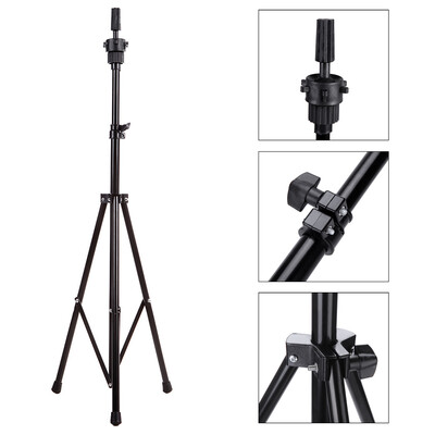 

Adjustable Metal Tripod Stand Holder Hairdressing Training Head Mold Wig Mannequin Stand
