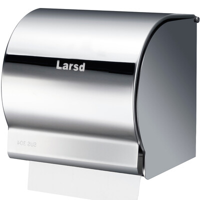 

Larsd LSB31 Тканевая коробка для туалетной бумаги Бумажная коробка Туалетная сумочка Лоток полностью закрыт 304 Нержавеющая сталь Бумажное полотенце Ковер Туалетная бумага Ковер