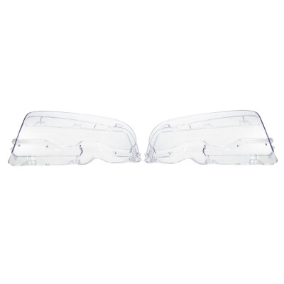 

Headlight Clear Lens Cover 2 Pcs Front Headlamp Plastic Shell For BMW E46 2-Door 1999-2002 Left & Right