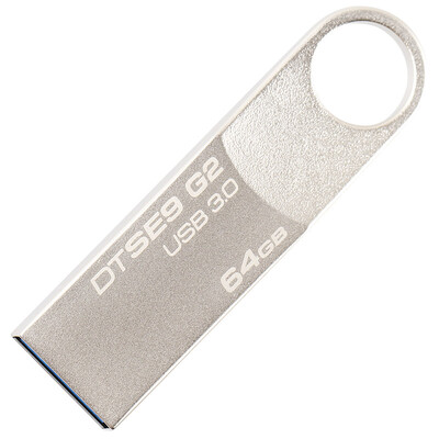 

Kingston Kingston 64GB U disk USB30 DTSE9G2 metallic silver bright reading speed 100MB s