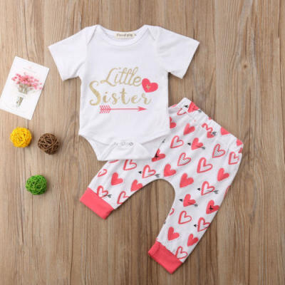 

Toddler Infant Kid Baby Girl Cotton Romper Jumpsuit Bodysuit Clothes Pant Outfit