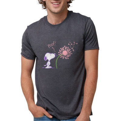 

CafePress - Snoopy - Dandelion - Mens Tri-blend T-Shirt