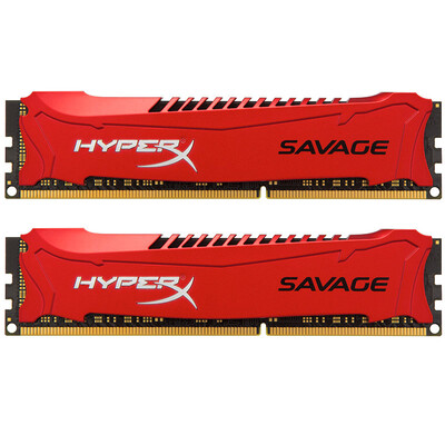 

Кингстон (Kingston) HyperX серии Savage DDR3 1600 16GB (8GBx2) настольный память (HX316C9SRK2 / 16)
