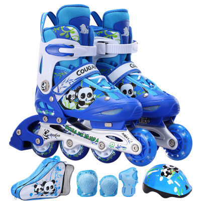 

Lion lion shoes full set of skates shoes roller skates shoes roller skates kung fu panda MZS757 pink M code in the code