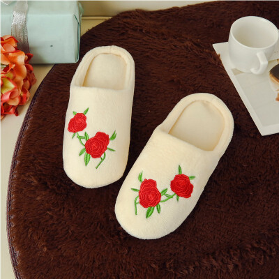 

Two Roses soft soles cotton indoor slippers