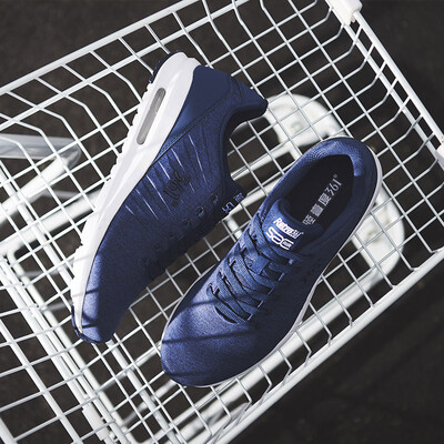 

361 degrees mens shoes retro leather running shoes casual warm shock absorbing shoes 67182218-2 Equatorial blue 361 degrees white 43