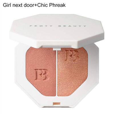 

6 Color Beauty Contour Glossy Bronzing Powder Cake Highlighting Pressed Powder