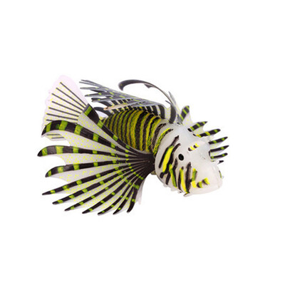 

Aquarium Fish Tank Artificial Fish Decoration Aquarium Glowing Lionfish Floating Decoration Ornament