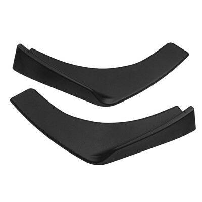 

2PC Universal Fit PP Front Rear Bumper Lip Splitters Winglets Canards