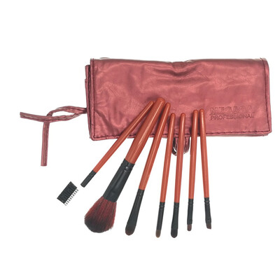 

MEGAGA Professional Tools Multi-Function Portable Makeup Brush Sets 7pcs red