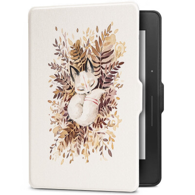 

Керамика подходит Kindle 1499 версия защитного покрытия / оболочки Kindle Voyage навигация посвященная живописи сна перчатки джунгли спальные лисы