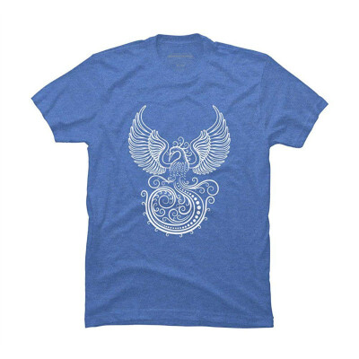 

white Phoenix Mens 3X-Large Ocean Blue Heather Graphic T Shirt