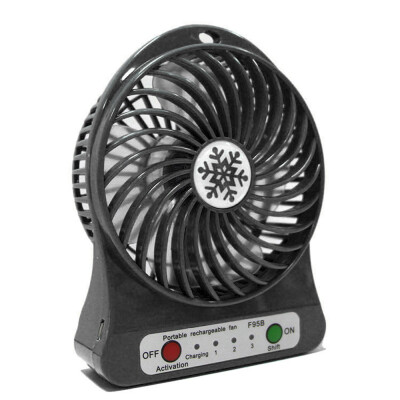 

LED Light Fan Electric Air Cooler Mini Desk USB Fan Fashion Hobbies Desk Personal Fan 3 Speed Mode Flexible Ventilator Bed Office