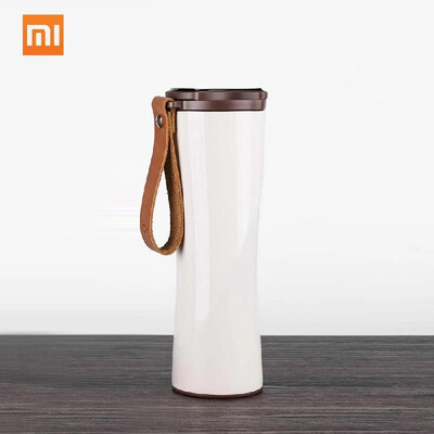 

Xiaomi S-U45W 430ML Vacuum Flask LED Temperature Sensor with Genuine Leather String 304 FDA Stainless Steel
