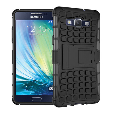 

Fivice Samsung A5 Case TPU anti-fall tire pattern back clip bracket phone case