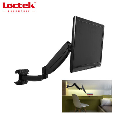 

Loctek DW5 Full Motion LCD arm Computer Monitor wall Mount Stand for most 10-24 inch DellHPSamsungAsusAcerAOCBenQ flat screenwith Swivel Gas Spring arm for dental clinic