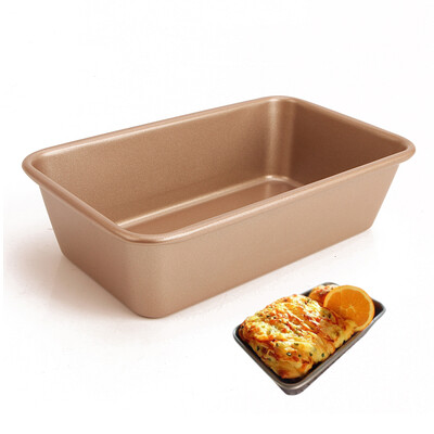 

Cook Cooker CHEF MADE Bakery Mold 2 Lbs Non-stick Cake Mold Pound Cake Mold 450g Bread Mold Oven Tools Champagne Gold WK9039