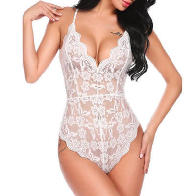 

Lingerie Lace Dress Babydoll Women Underwear Nightwear Sleepwear Plus Size S-XL