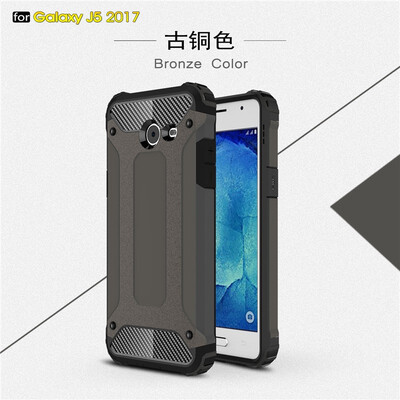 

Fivice Samsung Galaxy J5 2017 case Luxury Silicone Diamond Armor PC Hard Shell Phone Case