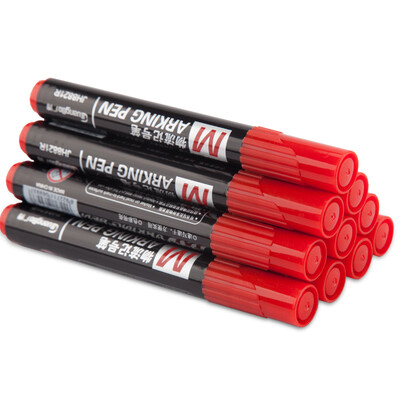 

Guangbo (GuangBo) 10 sets of large double-use dual-use oil marker / quick-drying logistics pen black JH9825D