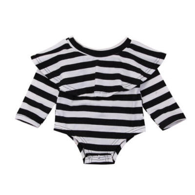 

Newborn Infant Baby Girls Off Shoulder Romper Bodysuit Jumpsuit Outfits Clothes