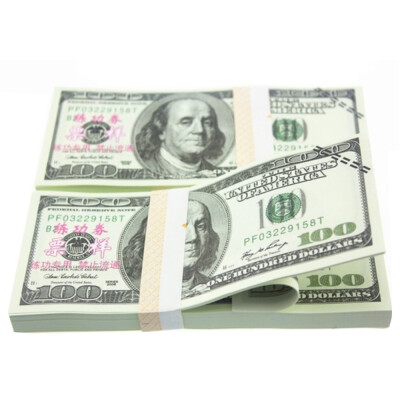 

20PcsPack USD Paper Bar Atmosphere Props Money for Movie TV Video Novelty Photography Tools