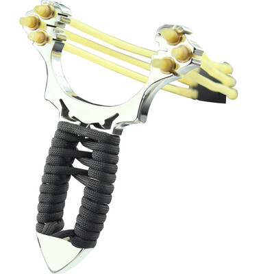 

Xianfenglian Metal slingshot high hardness reverse traditional slings with rubber band non-solid wood outdoor stainless steel cold
