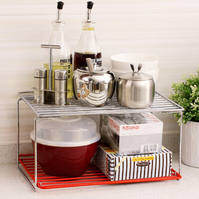 

【Jingdong Supermarket】 Ou Runzhe staircase double-lined large expansion of the kitchen sink storage shelves