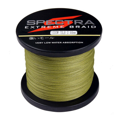 

100M-2000M 6LB-300LB Test Army Green 100pe Dyneema Braided Fishing Line