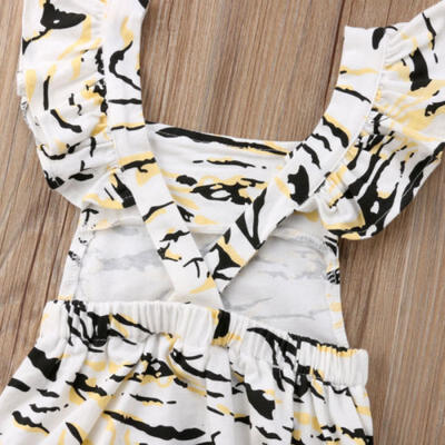 

UK Summer Baby Girl Bodysuit Clothes Romper Jumpsuit Playsuit Sunsuit Kid Outfit