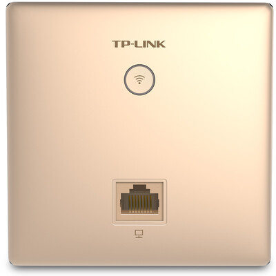 

TP-LINK TL-AP450I-PoE 450M Wireless 86 Панель AP Применения для гостиничного класса Вилла Wi-Fi доступ POE блок питания AC управление шампанское золото