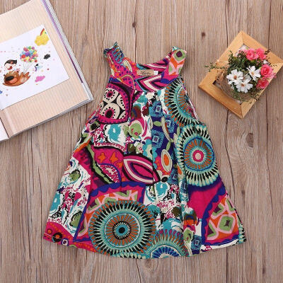 

Toddler Kid Baby Girl Summer Lace Crochet Dress Princess Party Pageant Dresses C