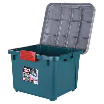 

Jingdong supermarket] Alice (IRIS) car storage box storage box RV400 28 liters PP resin material black