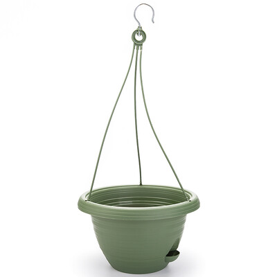 

Worsch worth dark green self-watering hanging basin basin support one flower pot tray hanging hanging hanging orchid flower pot hanging gardening tools