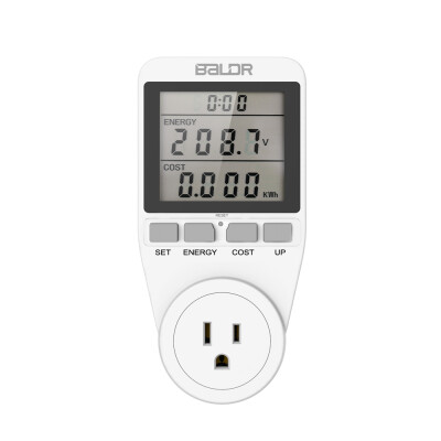 

LCD Display Electricity Usage Power Meter Socket Energy Watt Volt Amps Wattage KWH Consumption Analyzer Monitor--AC110V130V