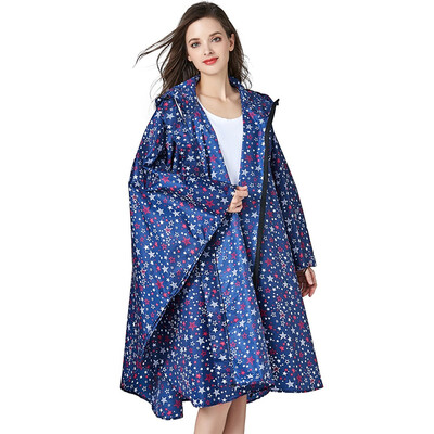 

Diliba Womens&Big Grils Waterproof Raincoat Lightweight Packable Rain Coat Poncho Hooded